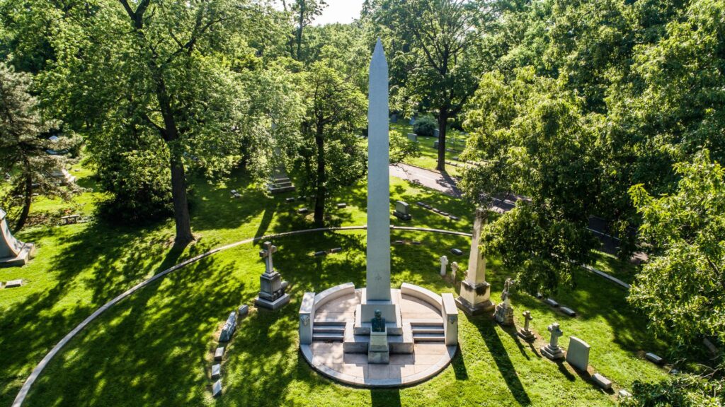 Bellefontaine Cemetery and Arboretum encompasses a wealth of St. Louis history.