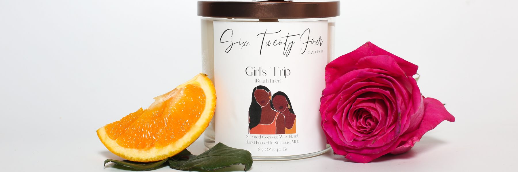 Girl's Trip is one of the candles by Six.Twenty Four Candle Co. in St. Louis.