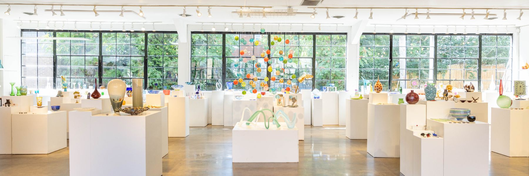 Third Degree Glass Factory has an on-site shop with a variety of glass artworks for sale.