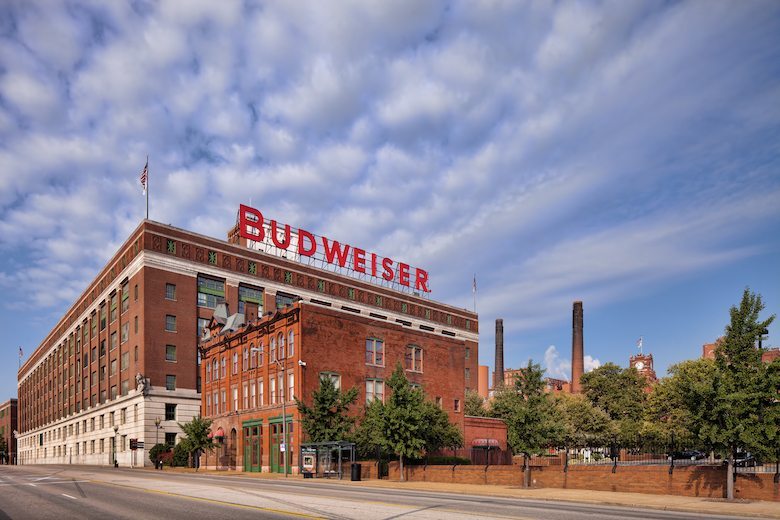 The original Anheuser-Busch Brewery is in the Soulard neighborhood of St. Louis.