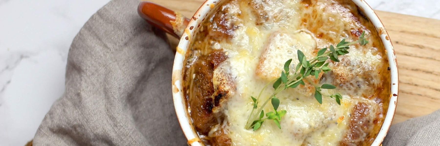French onion soup is one of the comfort foods that will keep you warm throughout winter in St. Louis.