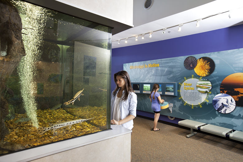 The National Great Rivers Museum shares stories of the mighty Mississippi River.