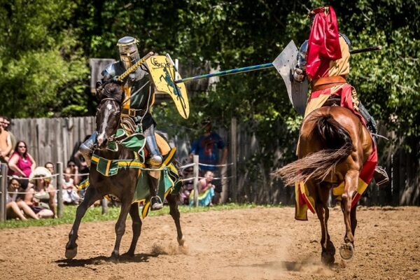 The St. Louis Renaissance Festival features armored jousting, aerial acts, lively music, fine foods, vintage wares and more.