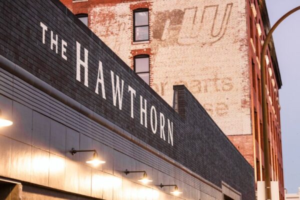 The Hawthorn is an open-concept concert hall and event space in the Downtown West neighborhood of St. Louis.