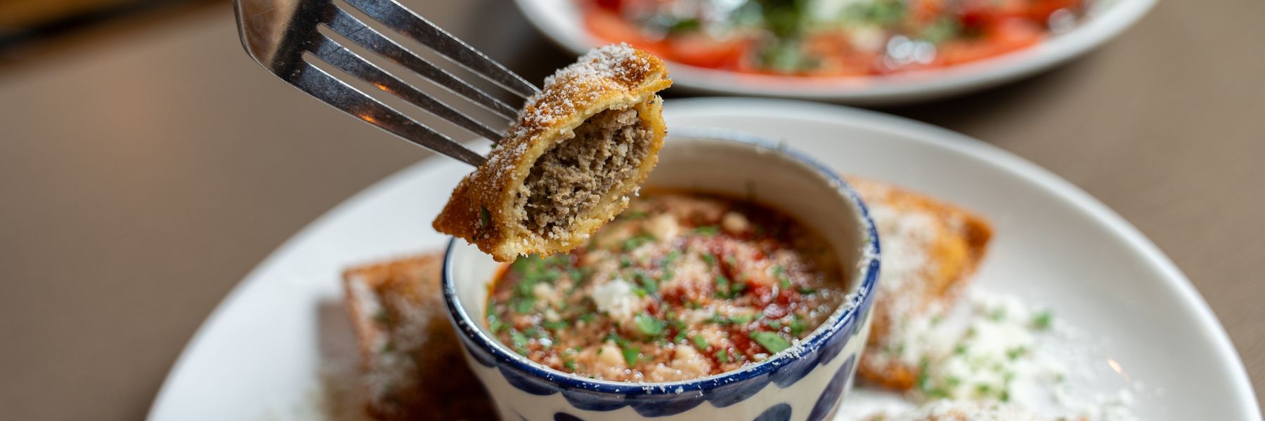 Anthonino’s Taverna serves classic toasted ravioli.