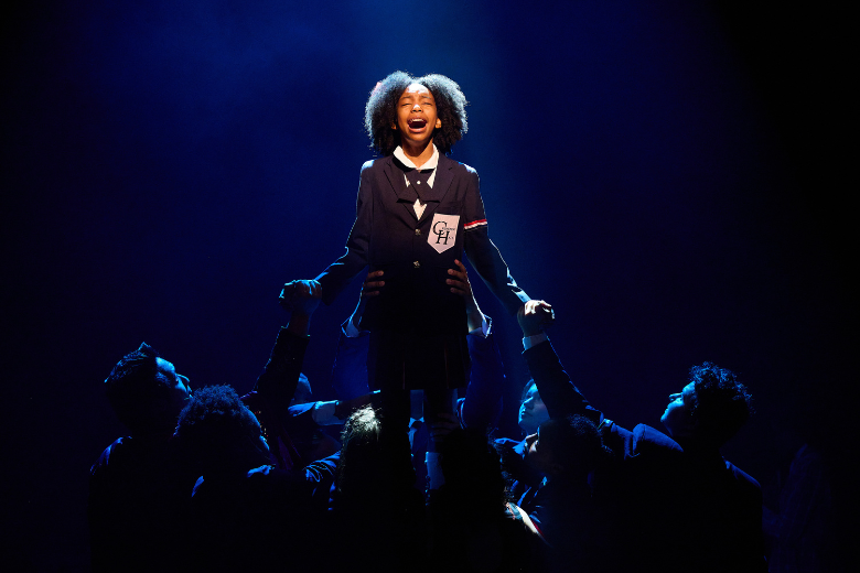 A girl performs in Pippin during COCA's signature performance season.