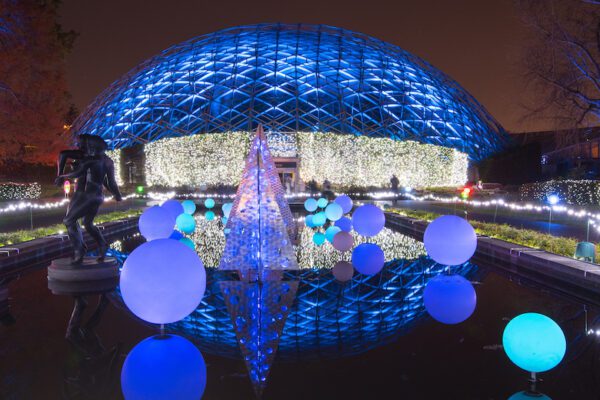 The Missouri Botanical Garden's Garden Glow boast some of the best holiday lights in St. Louis.