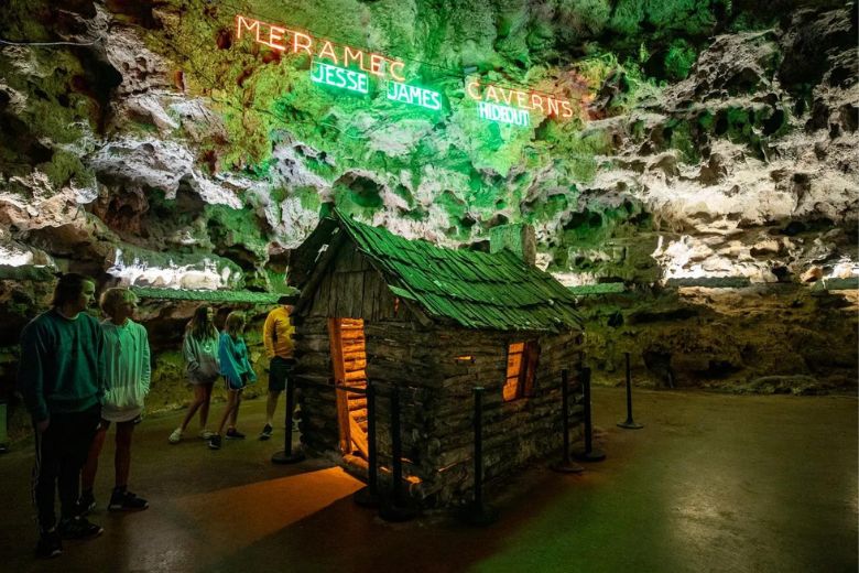 Meramec Caverns, the largest commercial cave in the state, will dazzle teenagers with glistening stalactites, magnificent stalagmites and more.