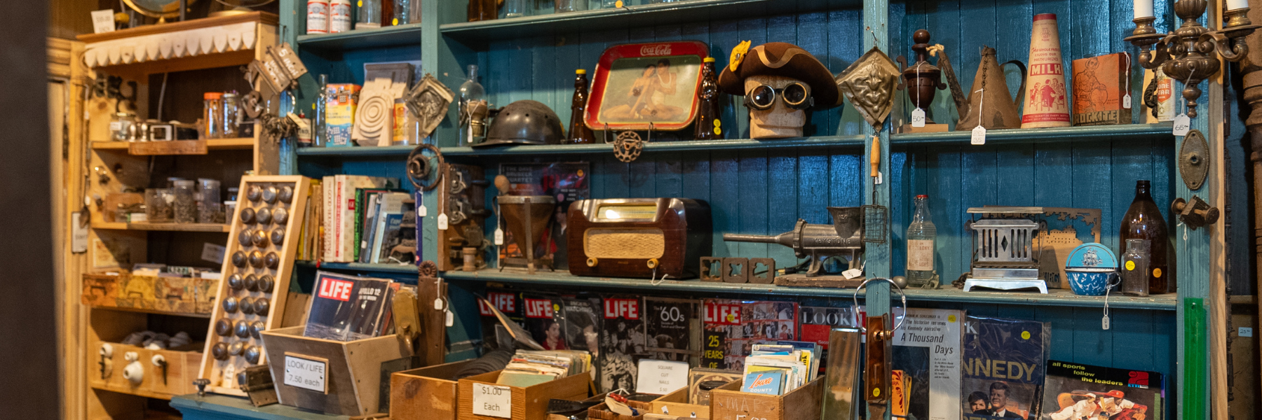 Riverside Antiques is a treasure trove of unique items on Cherokee street.