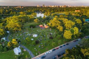 The St. Louis Shakespeare Festival hosts free performances in Forest Park.