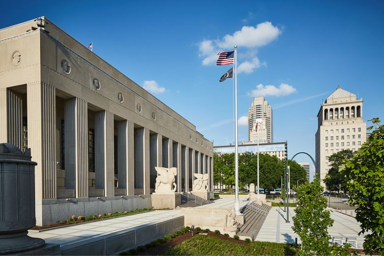 Soldiers Memorial Military Museum's architecture is LEED-certified to the Gold level and ADA compliant.