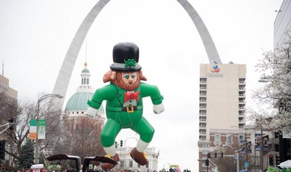 The annual St. Patrick’s Day Parade brings marching bands, vibrant floats, giant balloons and more to downtown St. Louis.