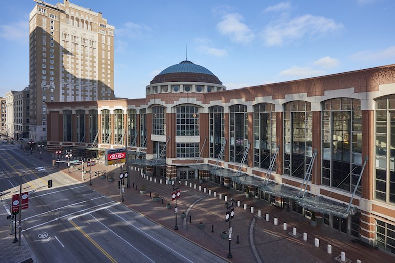 America's Center Convention Complex on Washington Avenue in downtown St. Louis.