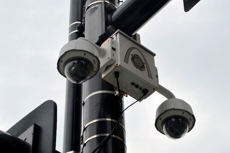 High Visibility Security Cameras in Downtown St. Louis