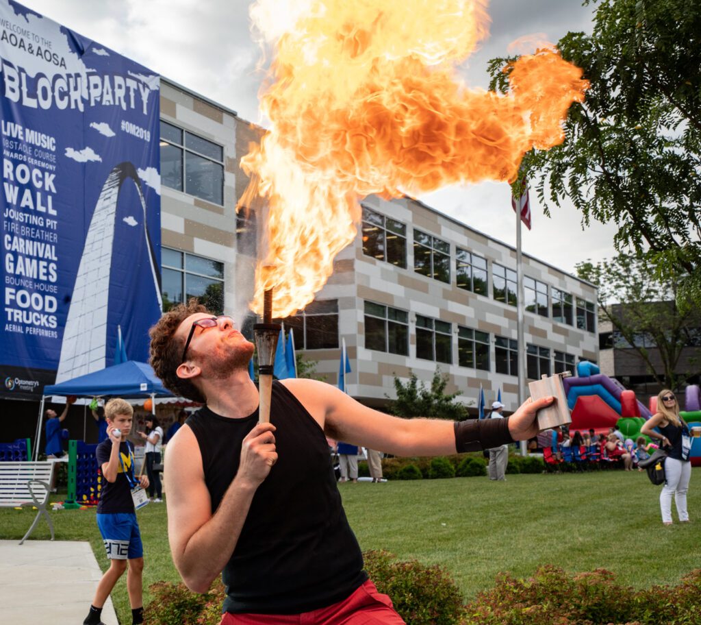 American Optometric Association block party during their St. Louis convention.