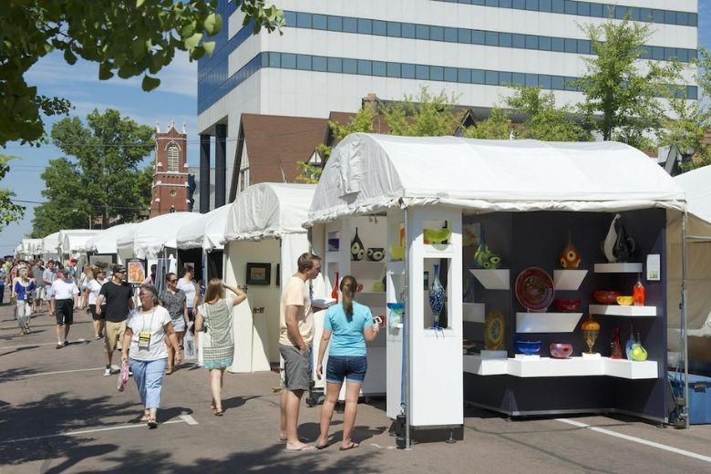 The Saint Louis Art Fair attracts a variety of high-quality artists and enthusiastic art-lovers, plus some of St. Louis’ best restaurants, to downtown Clayton.