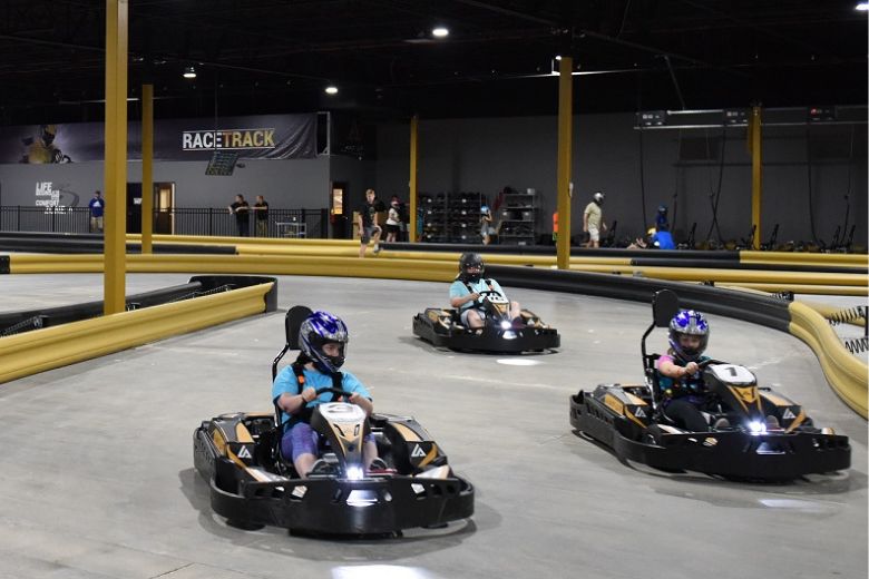 Amp Up Action Park has a custom-built track and the most technologically advanced indoor kart in the world, which teenagers love to drive.