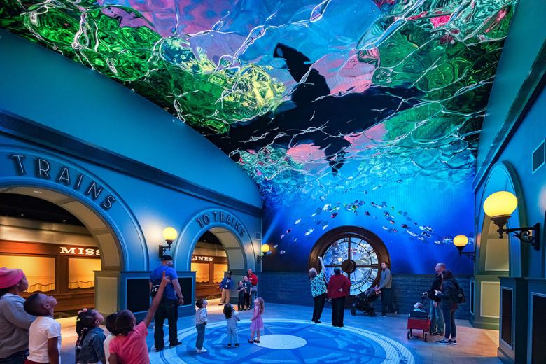 The St. Louis Aquarium was retrofitted in a 19th-century train station, and visitors of all ages will love discovering which creatures now live along the tracks.