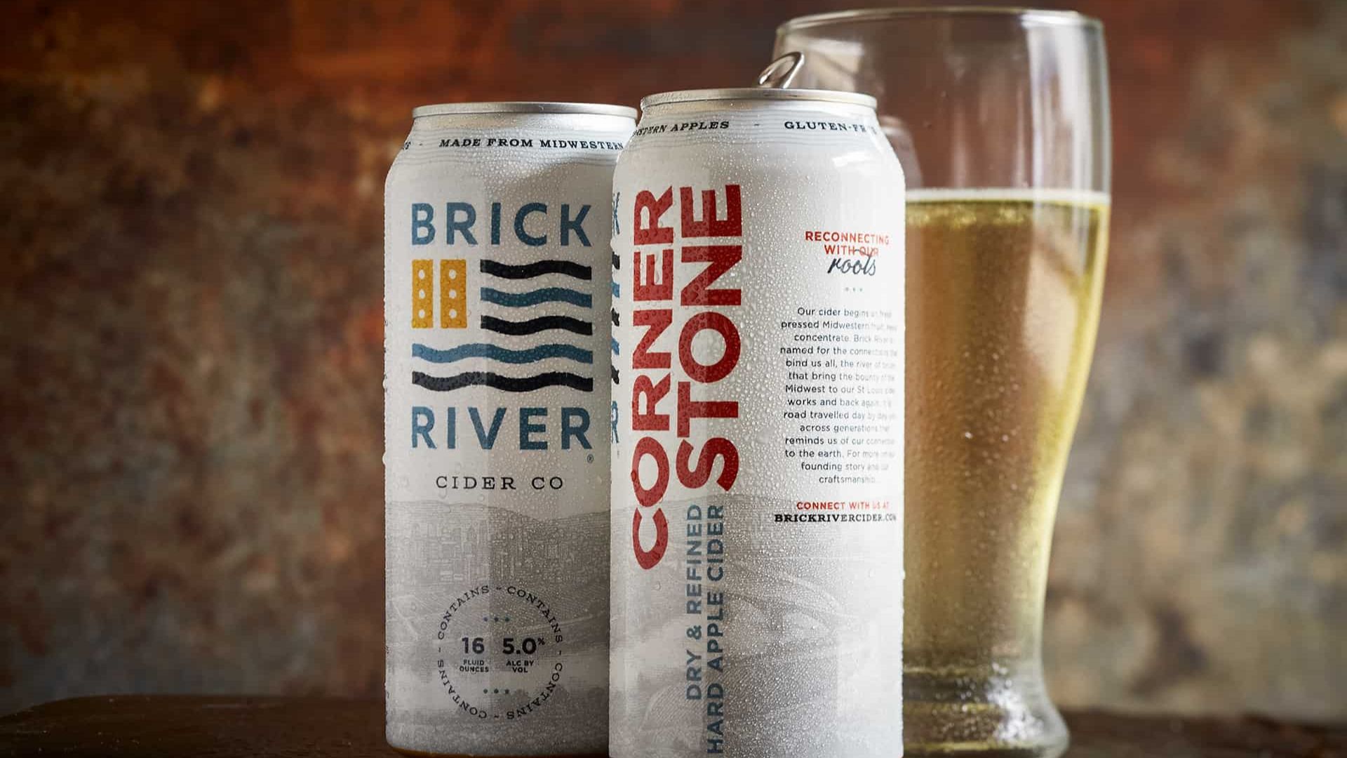 The ciders from Brick River Cider Co. are made from fresh-pressed Midwestern fruit.