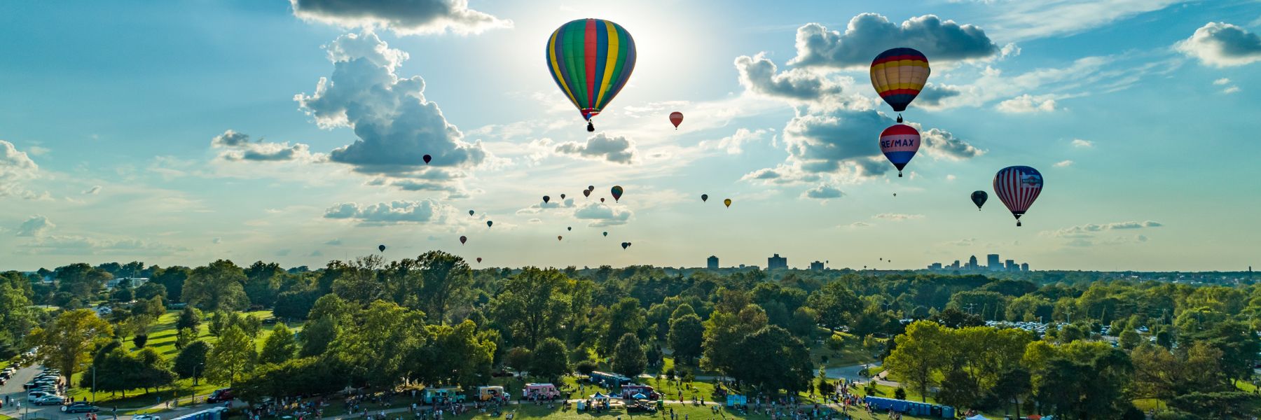 The Great Forest Park Balloon Race is one of St. Louis' signature events.