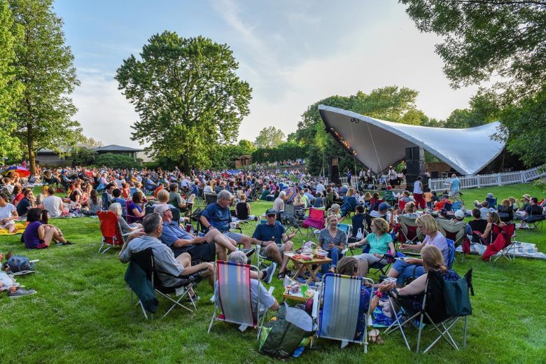 The Whitaker Music Festival features free performances at the Missouri Botanical Garden.