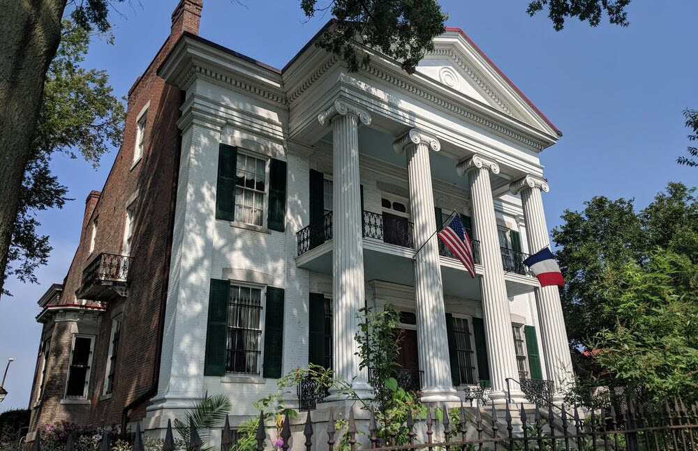 The Chatillon-DeMenil Mansion is a antebellum Greek Revival home, and a National Historic Landmark, located in St. Louis, Missouri.