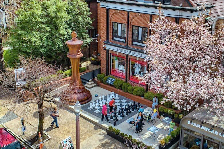 World Chess Hall of Fame - stlfromabove