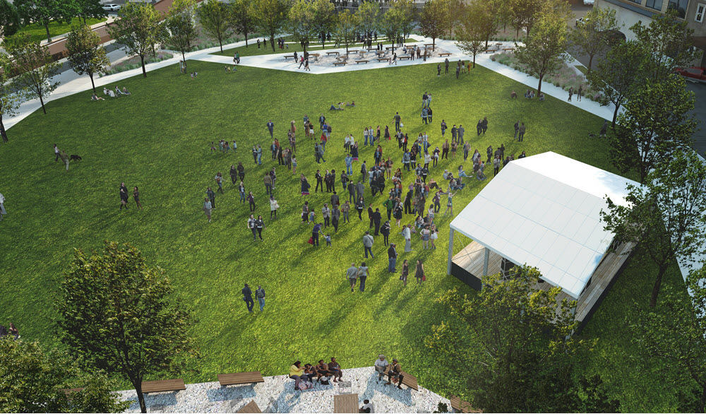 A new outdoor gathering space to serve the needs of convention attendees will be part of AC next Gen.