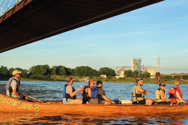 Based in St. Louis, Big Muddy Adventures guides people on canoe trips on the Mississippi River.