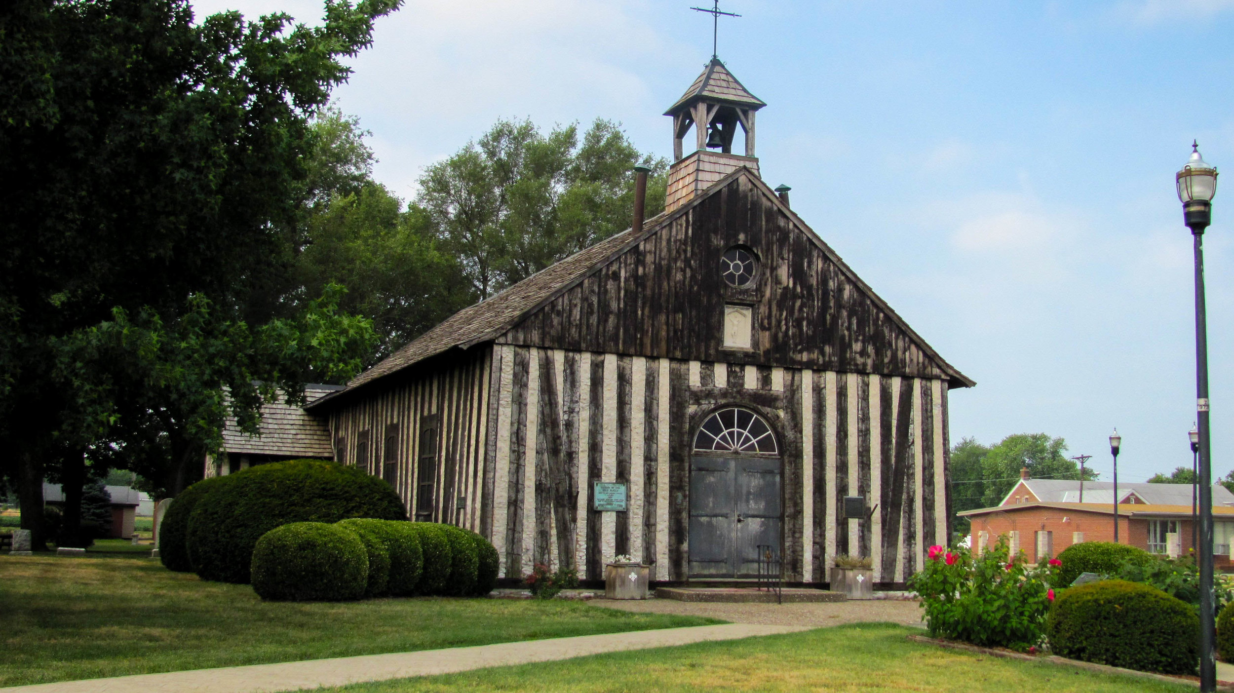 Cahokia Holy Family Catholic Church is the oldest Catholic Church west of the Alleghenies.