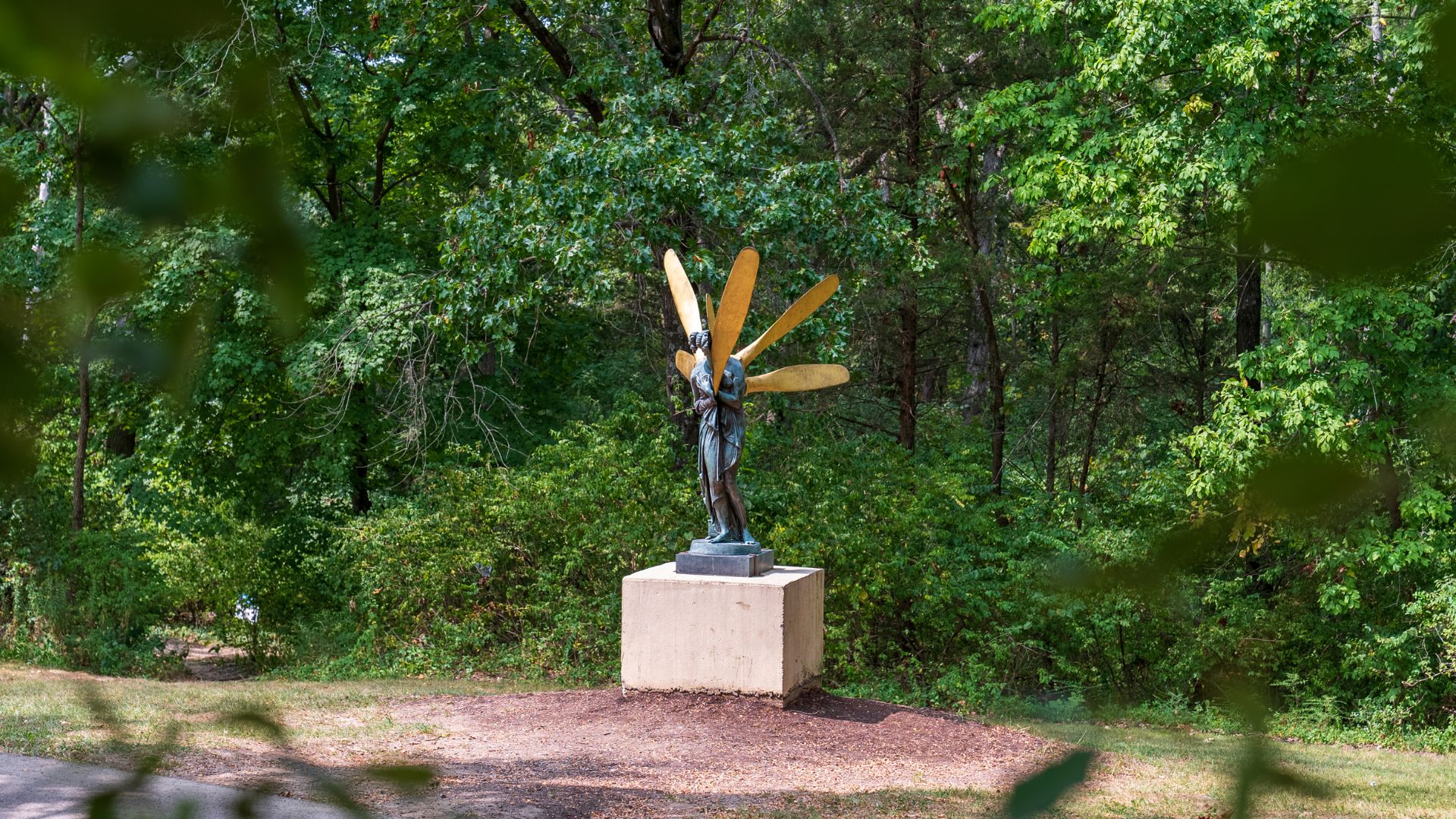 Art meets nature at Laumeier Sculpture Park.