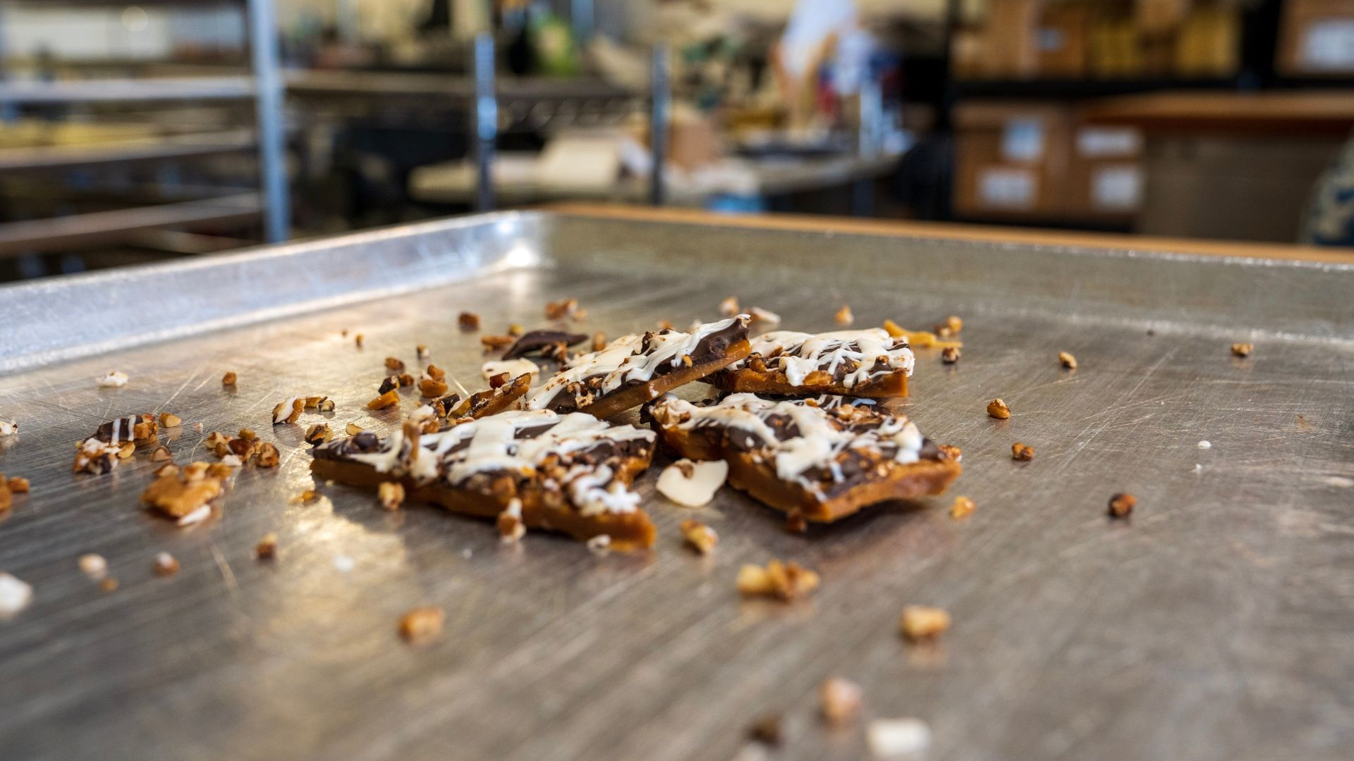 The Caramel House in St. Louis makes addictive English toffee.