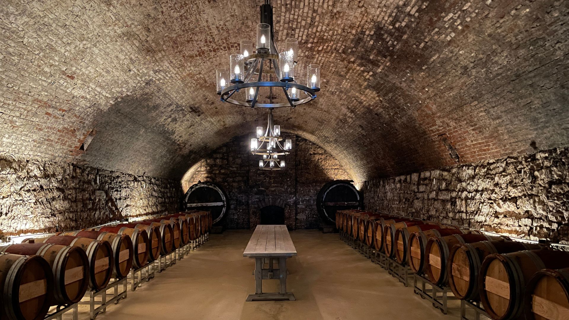 The cellars of Mount Pleasant Estates hold two wine barrels that survived Prohibition.
