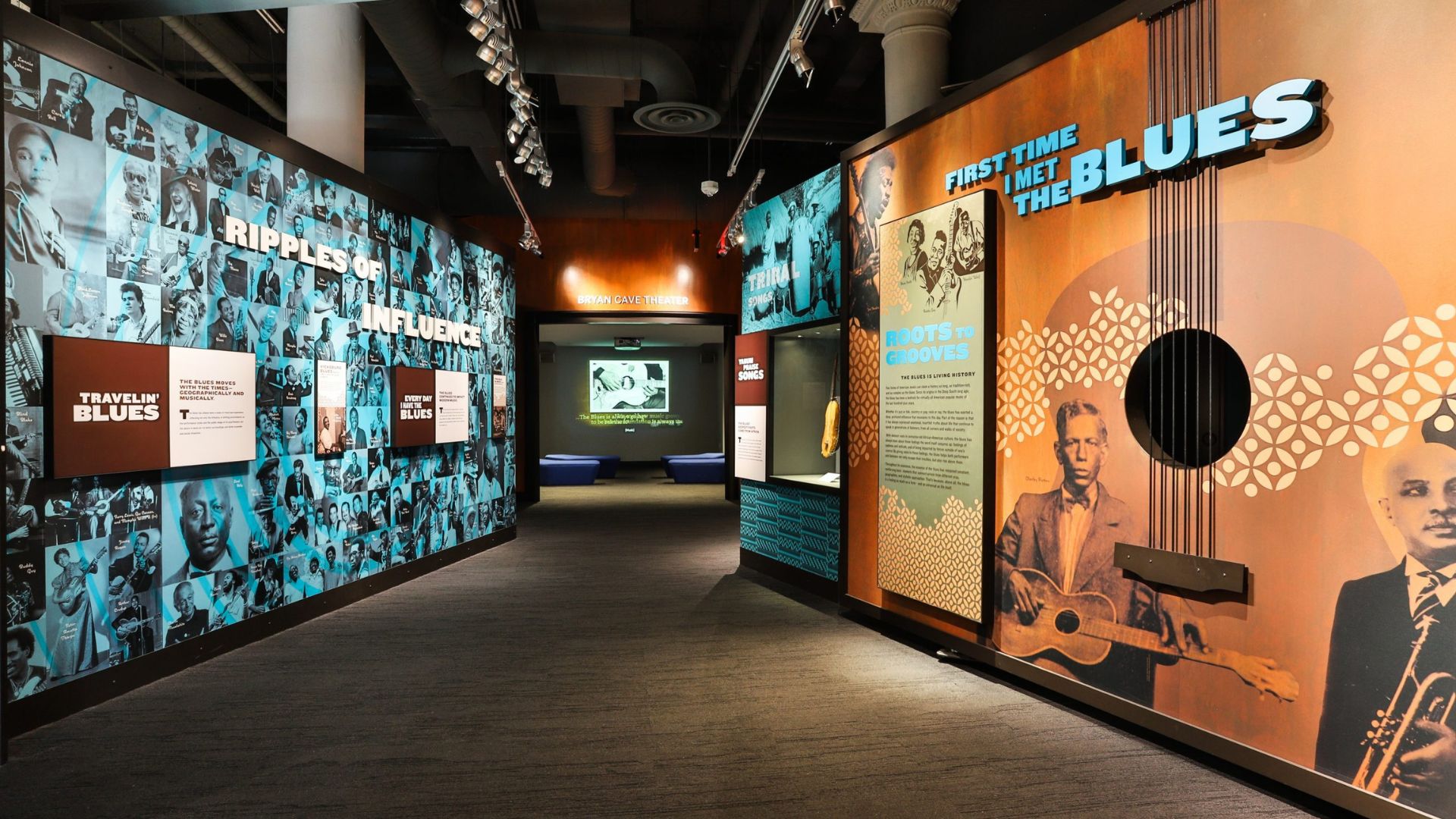 The National Blues Museum features interactive exhibits.