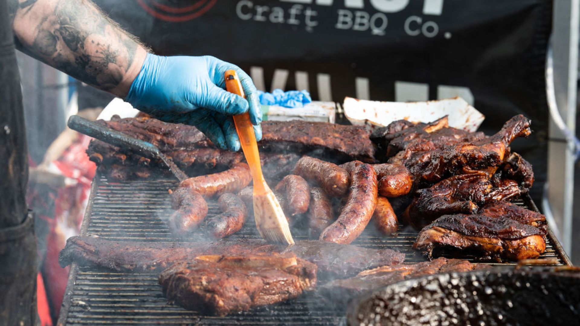 The Pig & Whiskey Festival features St. Louis barbecue.