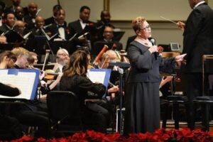 The St. Louis Symphony Orchestra performs A Gospel Christmas at Stifel Theatre.