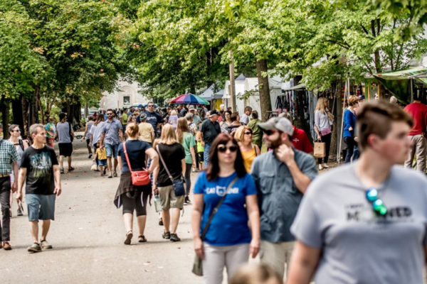 The historic Shaw Art Fair in St. Louis takes place every October.