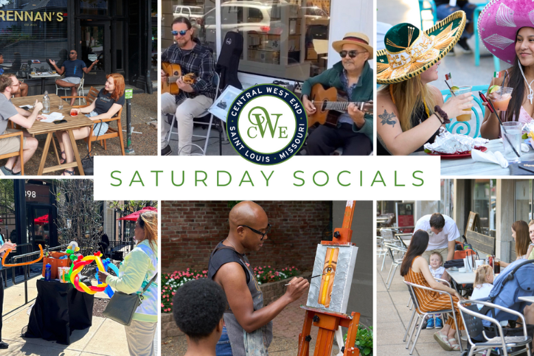 Enjoy food, shopping, music, drinks and more during Saturday Socials in the Central West End.
