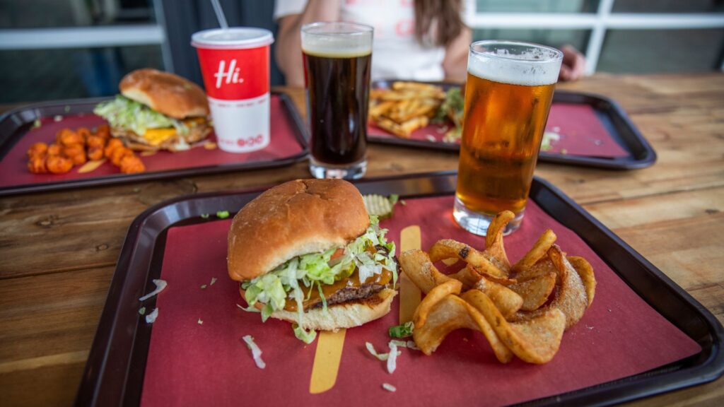 Hi-Pointe Drive-In serves classic hamburgers, fries and milkshakes at 4 Hands at The District.