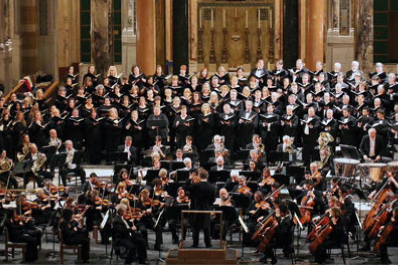 St. Louis Symphony Orchestra and Chorus at Cathedral Basilica of Saint Louis.