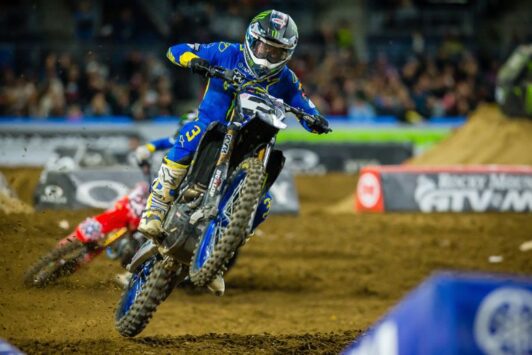 Supercross comes to The Dome at America's Center on March 30, 2024.