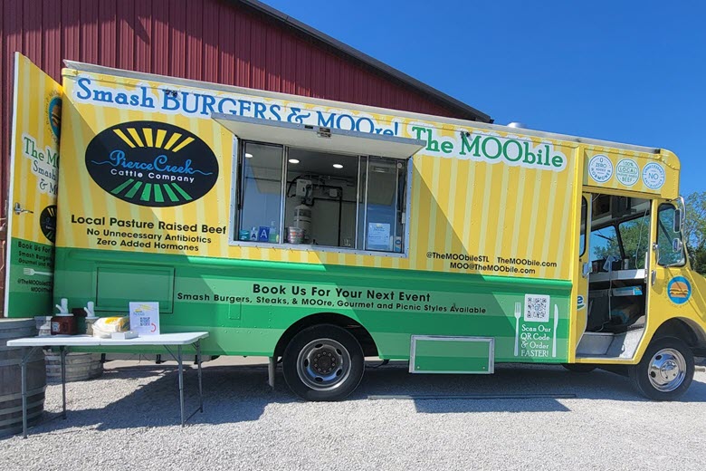 The MOObile Food Truck serving all of your favorites.