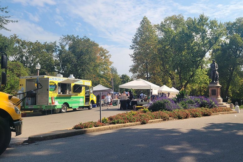 The MOObile Food Truck at an Event.