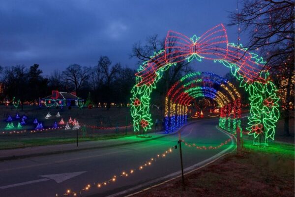 Driving through Winter Wonderland in Tilles Park is a holiday tradition in St. Louis.