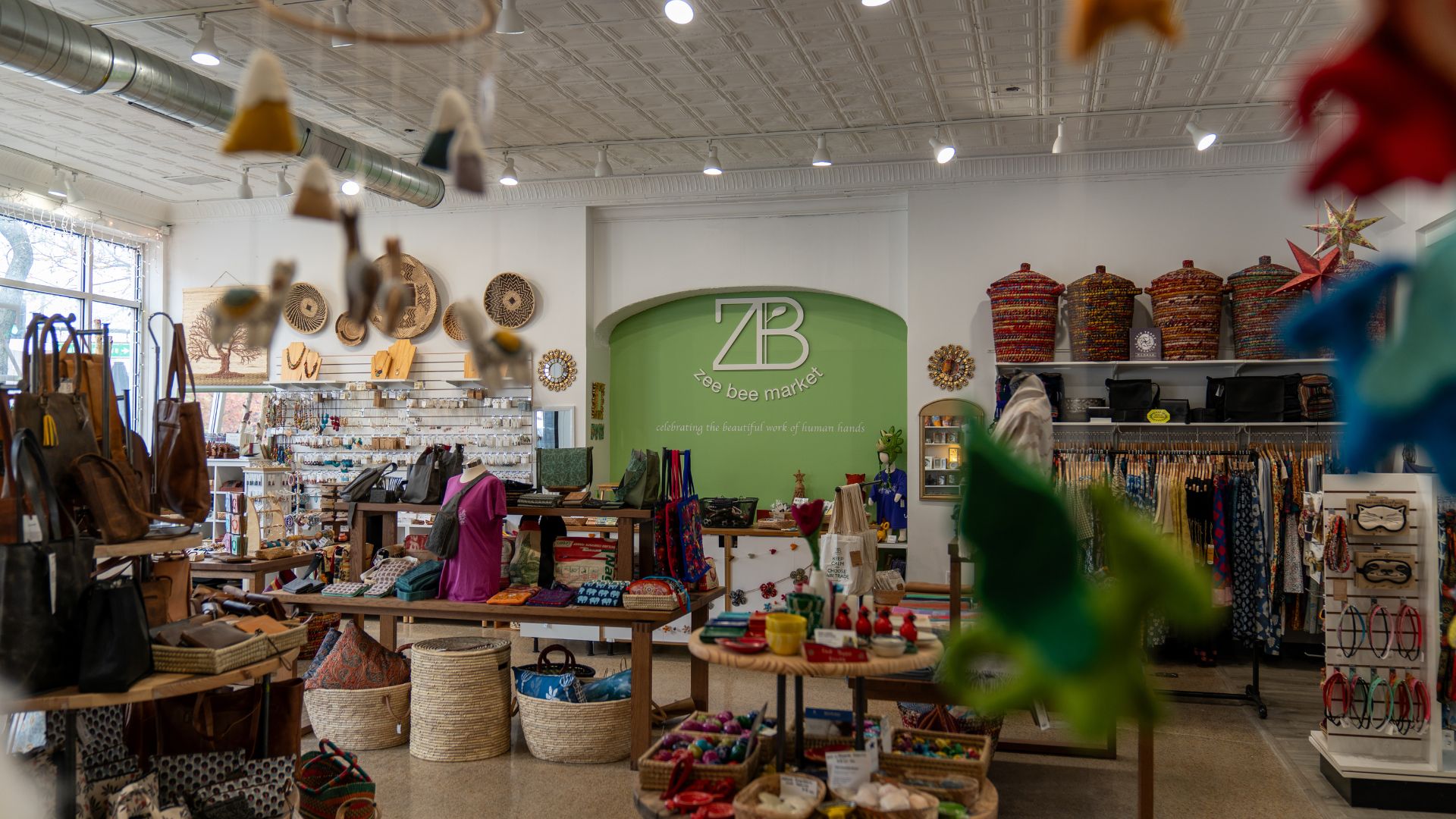 Supporting artisan communities through fair trade, Zee Bee Market sells unique gifts from 37 countries around the world.