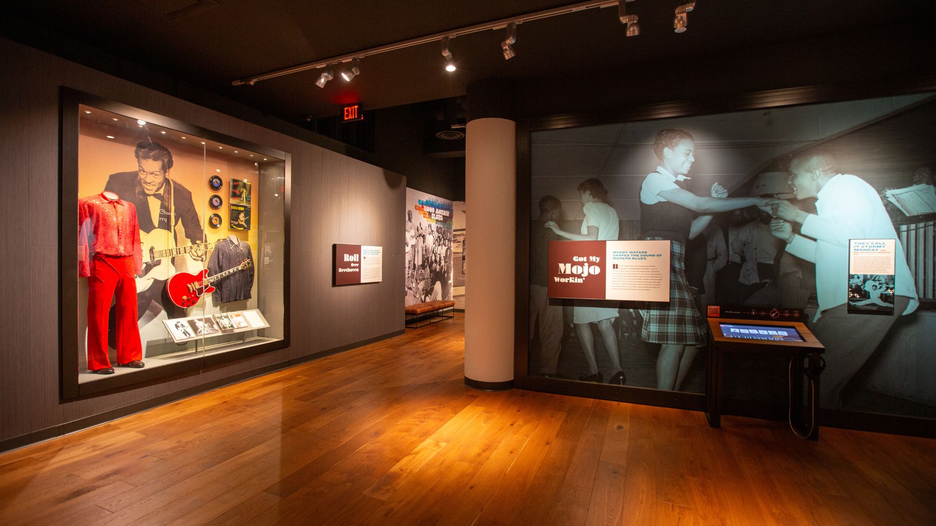 The National Blues Museum has artifact-driven exhibits, which tell the story of blues music.