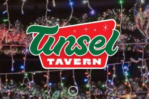 Tinsel Tavern at Ballpark Village features over-the-top decor, festive food, cheerful cocktails and more.