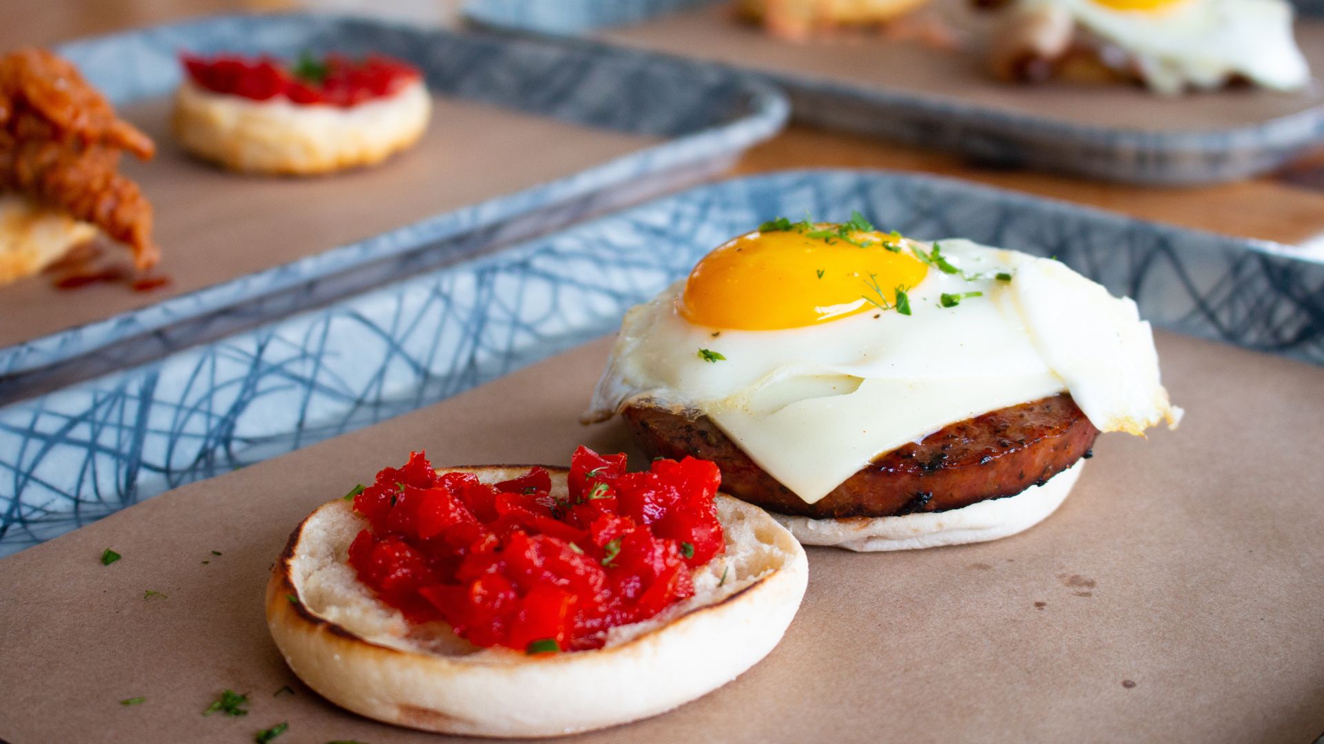 During brunch in St. Louis, you can enjoy an egg Rick muffin at Grace Meat and Three.