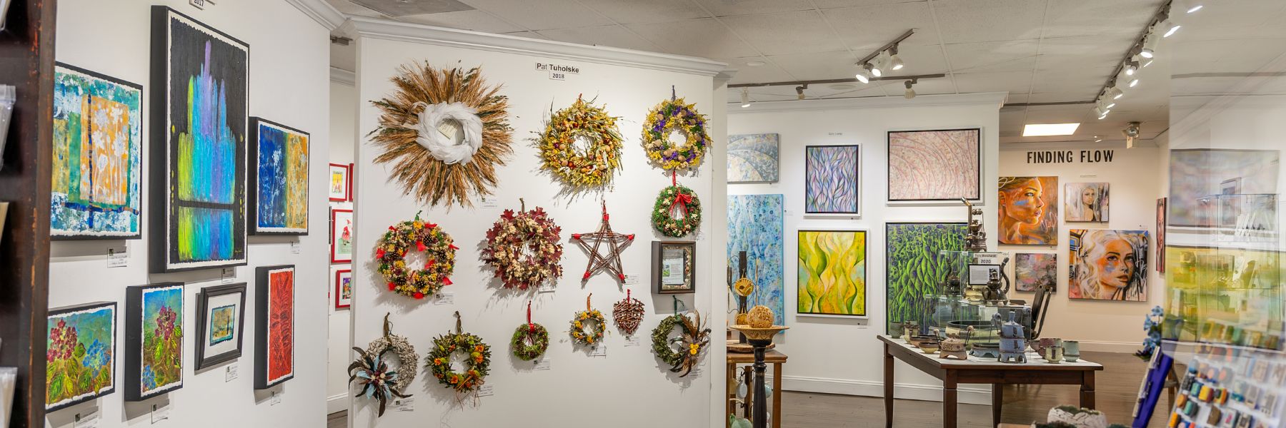 Thirty-six resident artists display their work at Green Door Art Gallery in St. Louis.