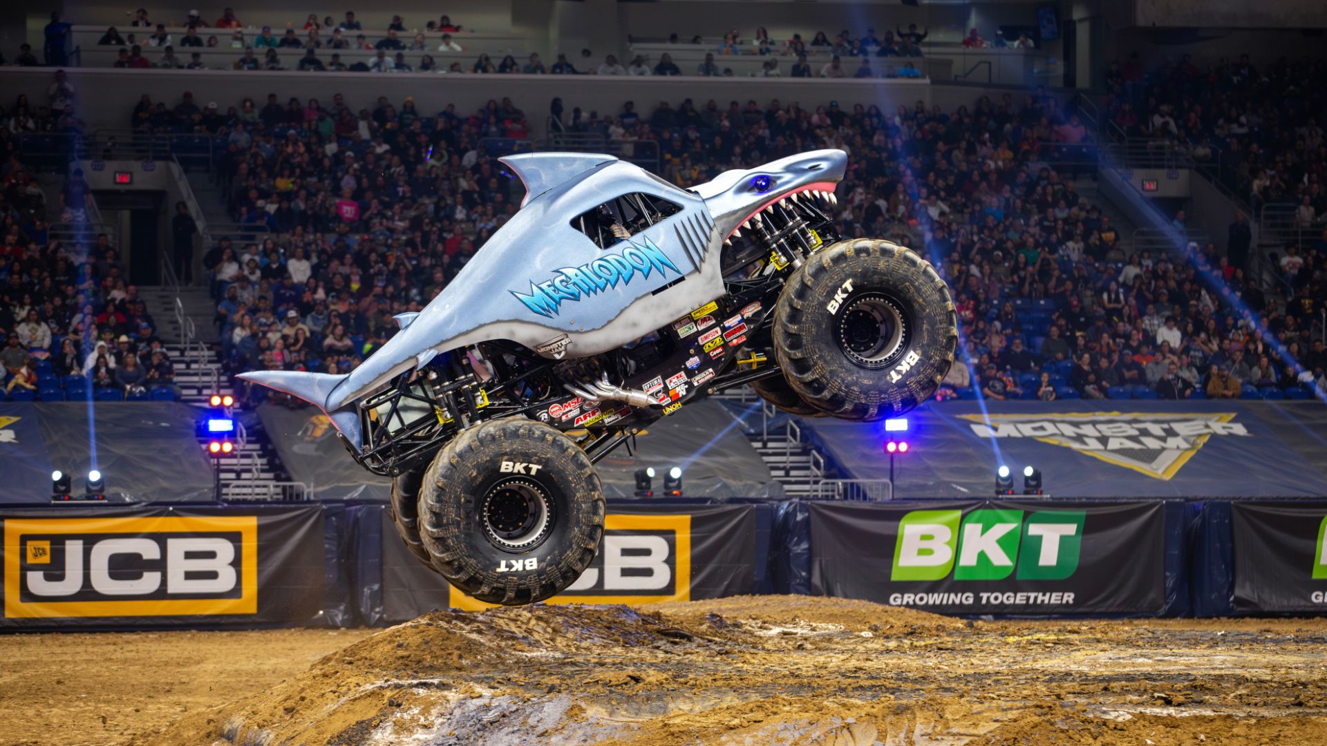 Monster Jam roars through The Dome at America's Center.